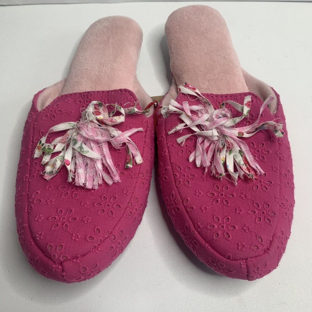 Dearfoams Pink Memory Foam Slippers - image 2